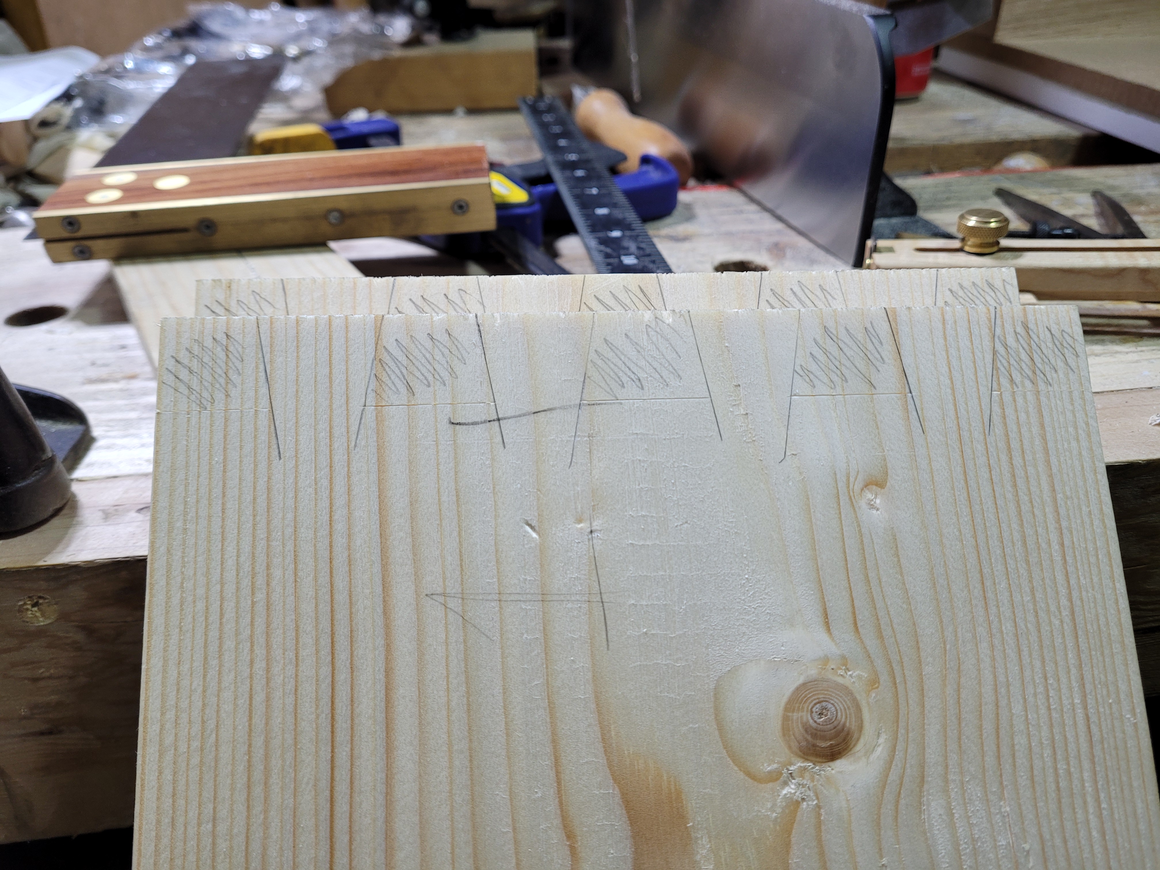 Laying out Dovetails