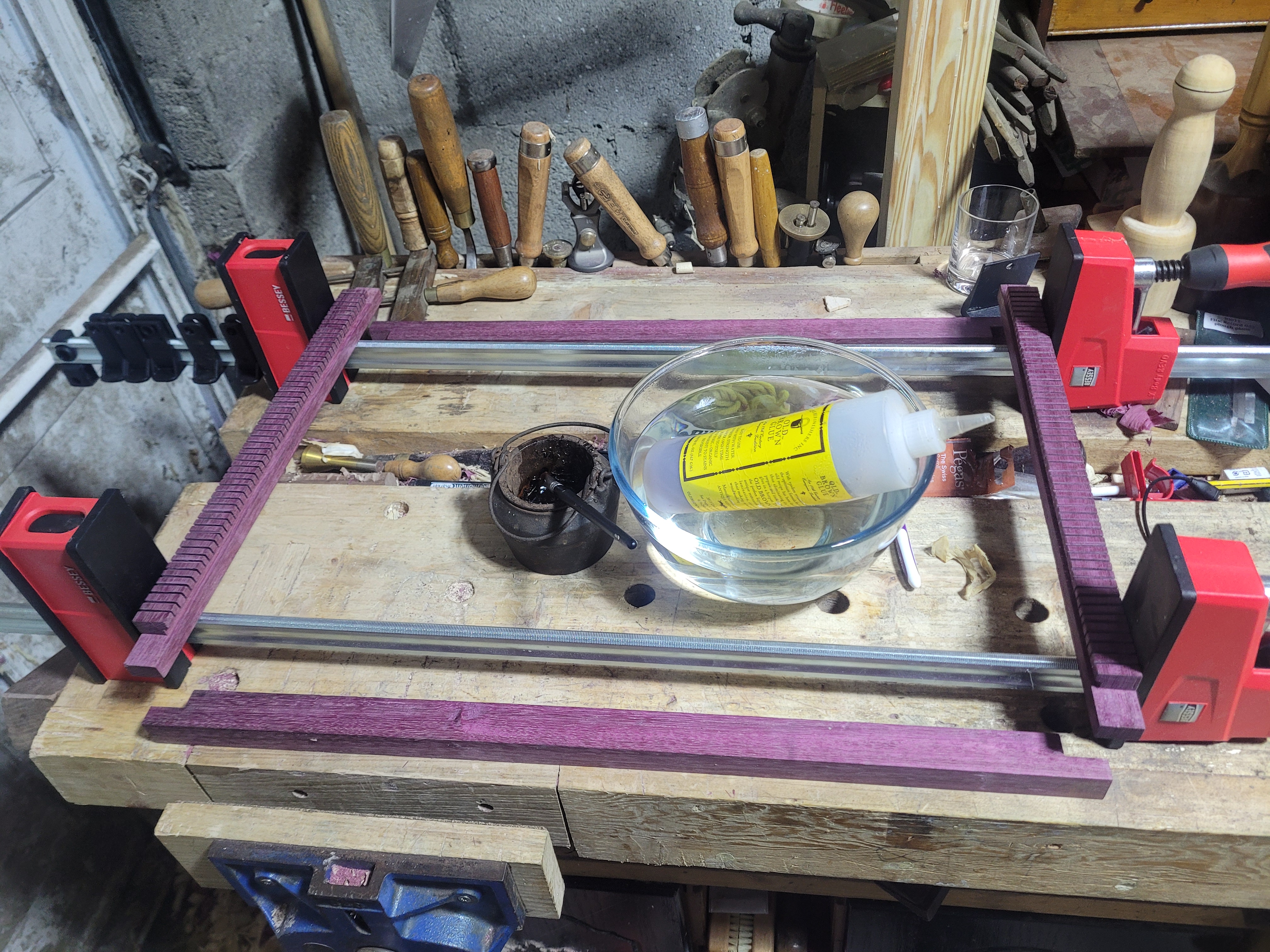 loom glue-up