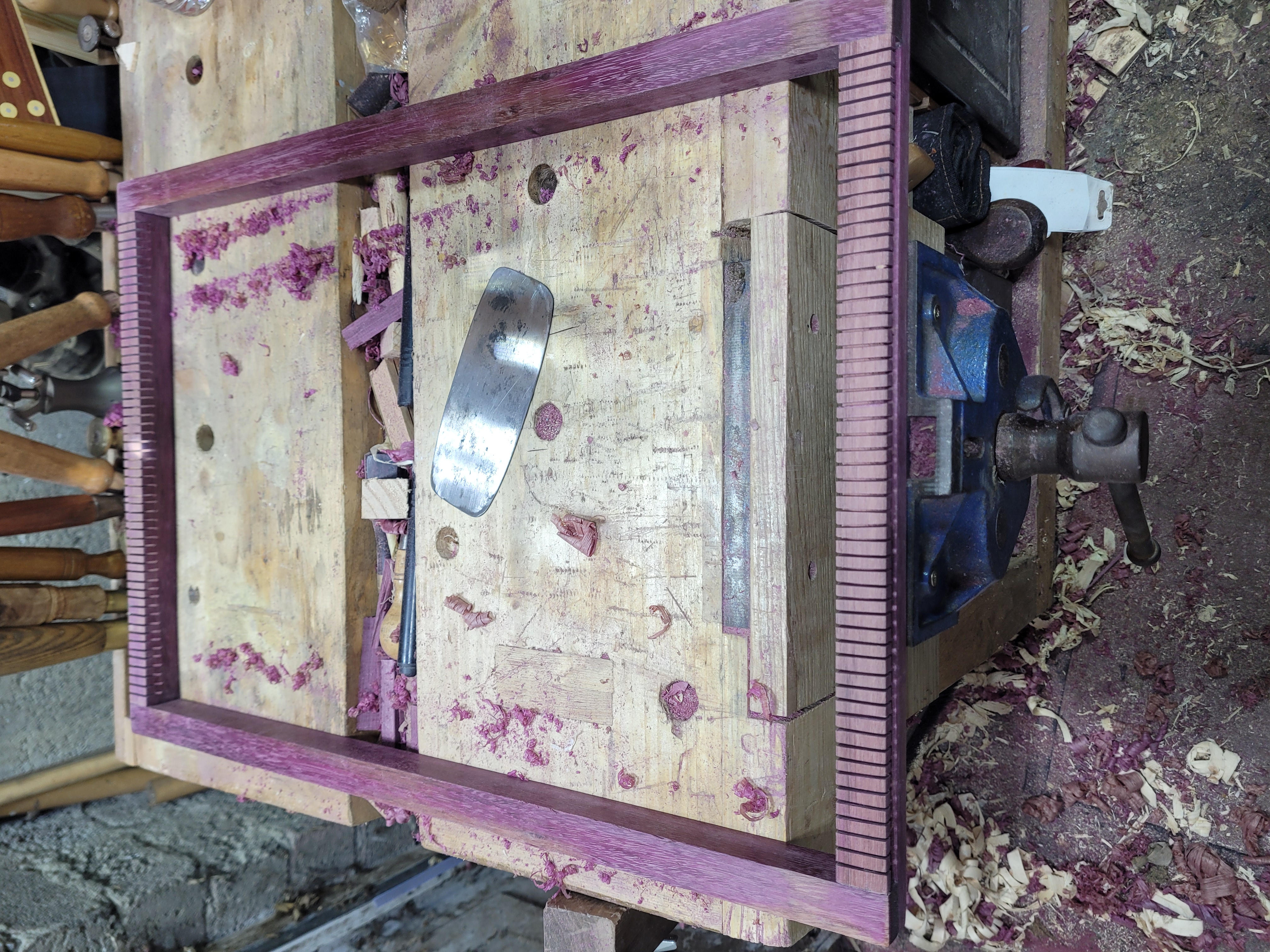 loom glue-up