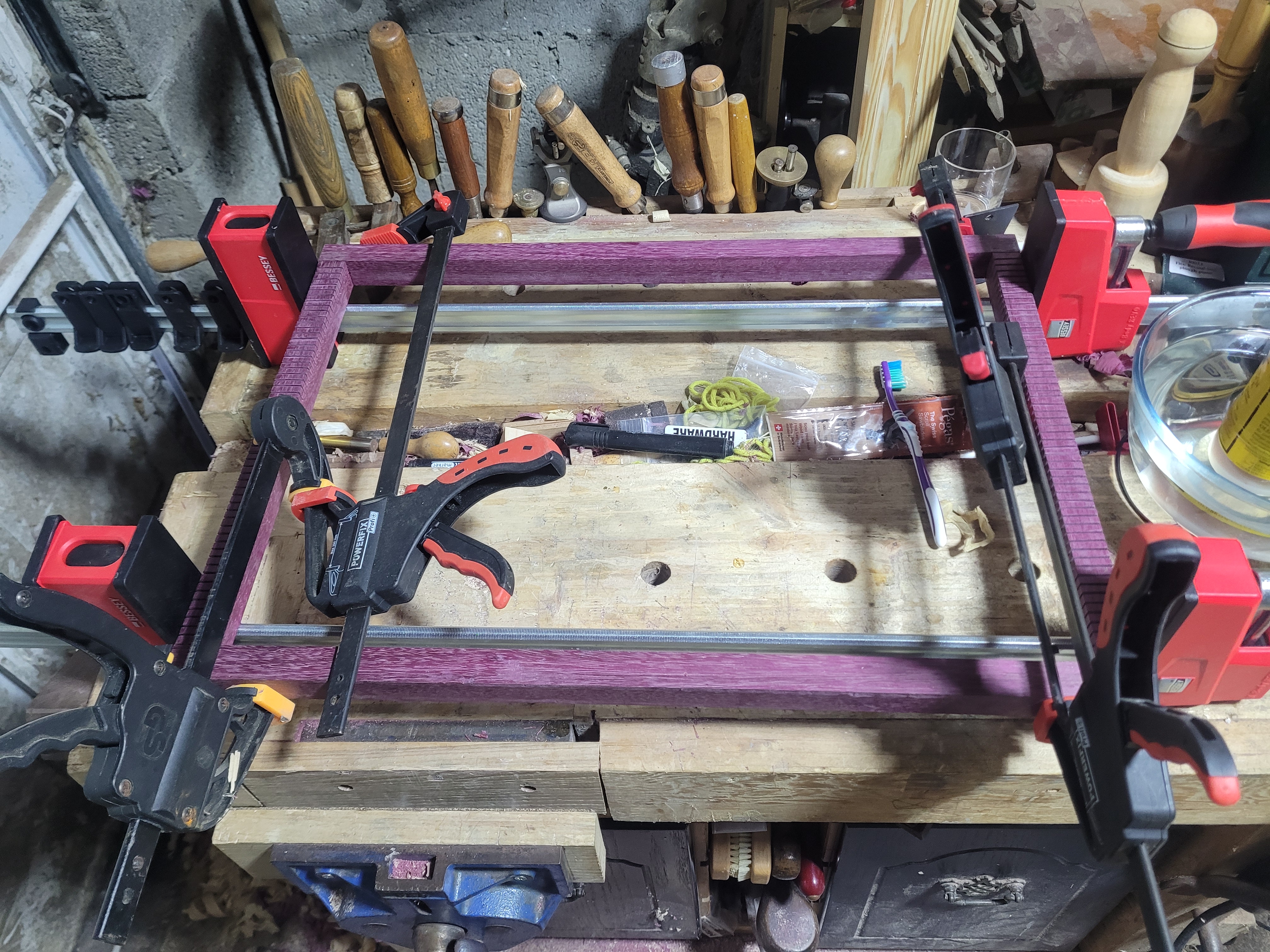 loom glue-up