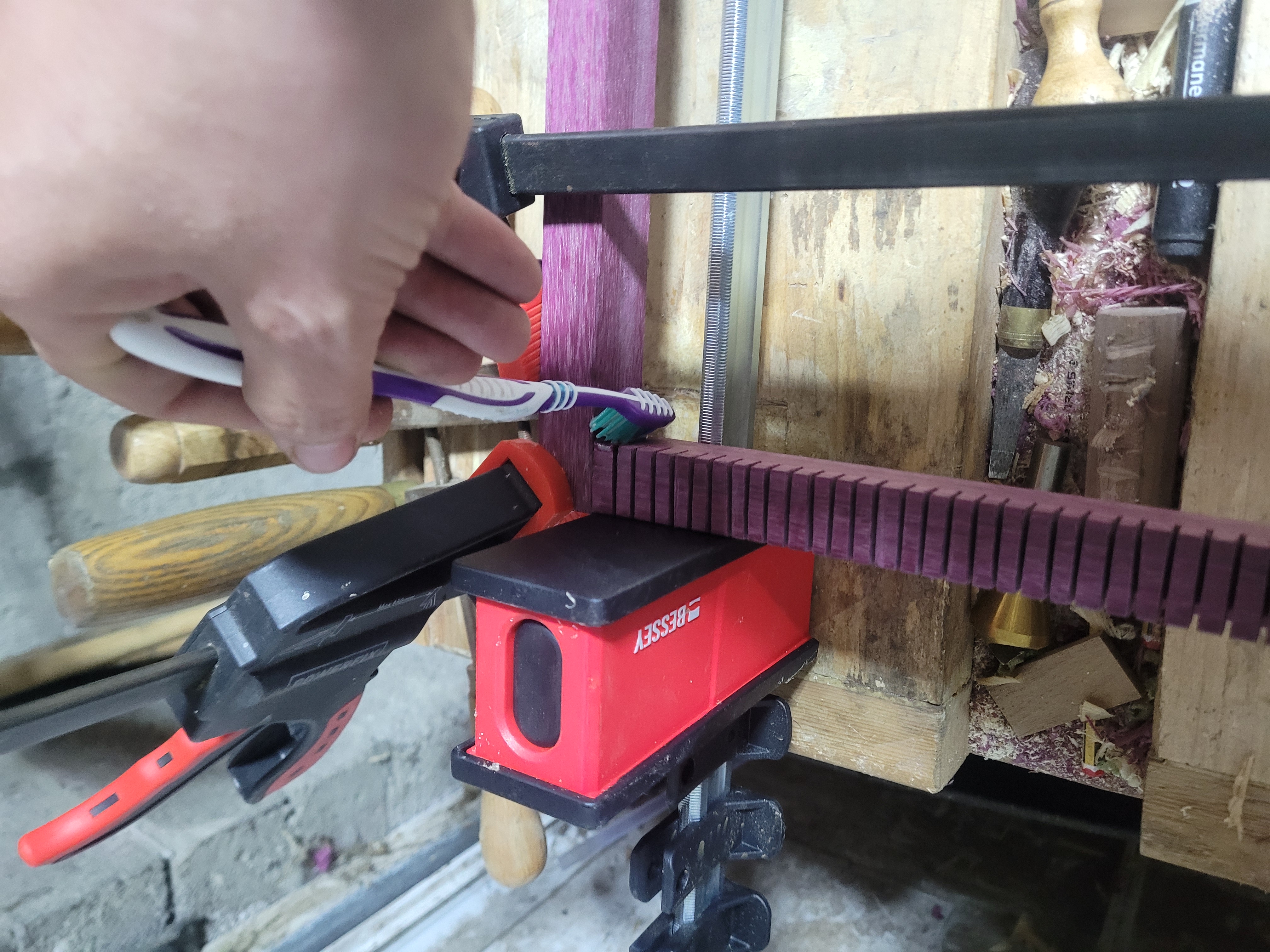 loom glue-up