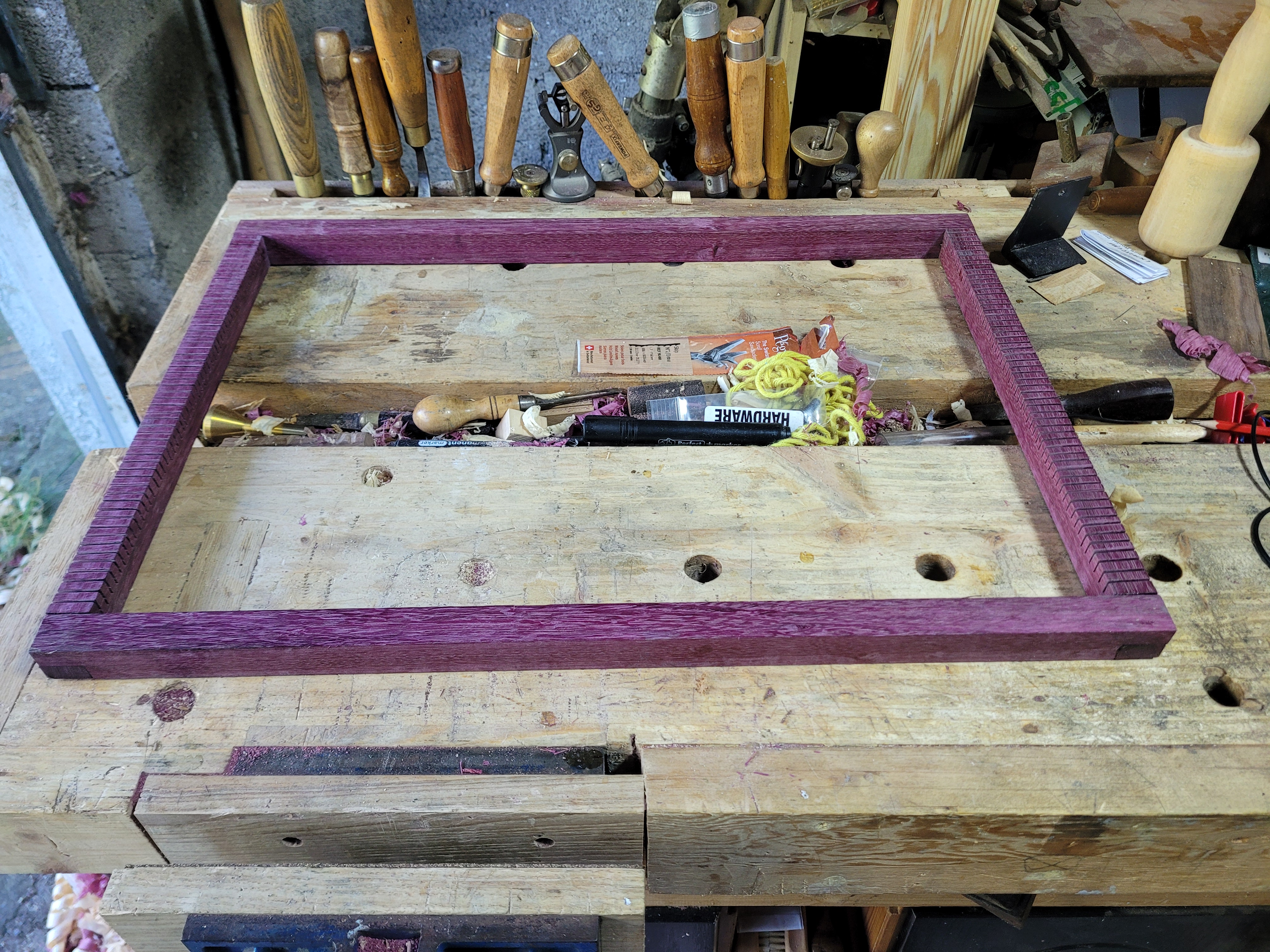 loom glue-up