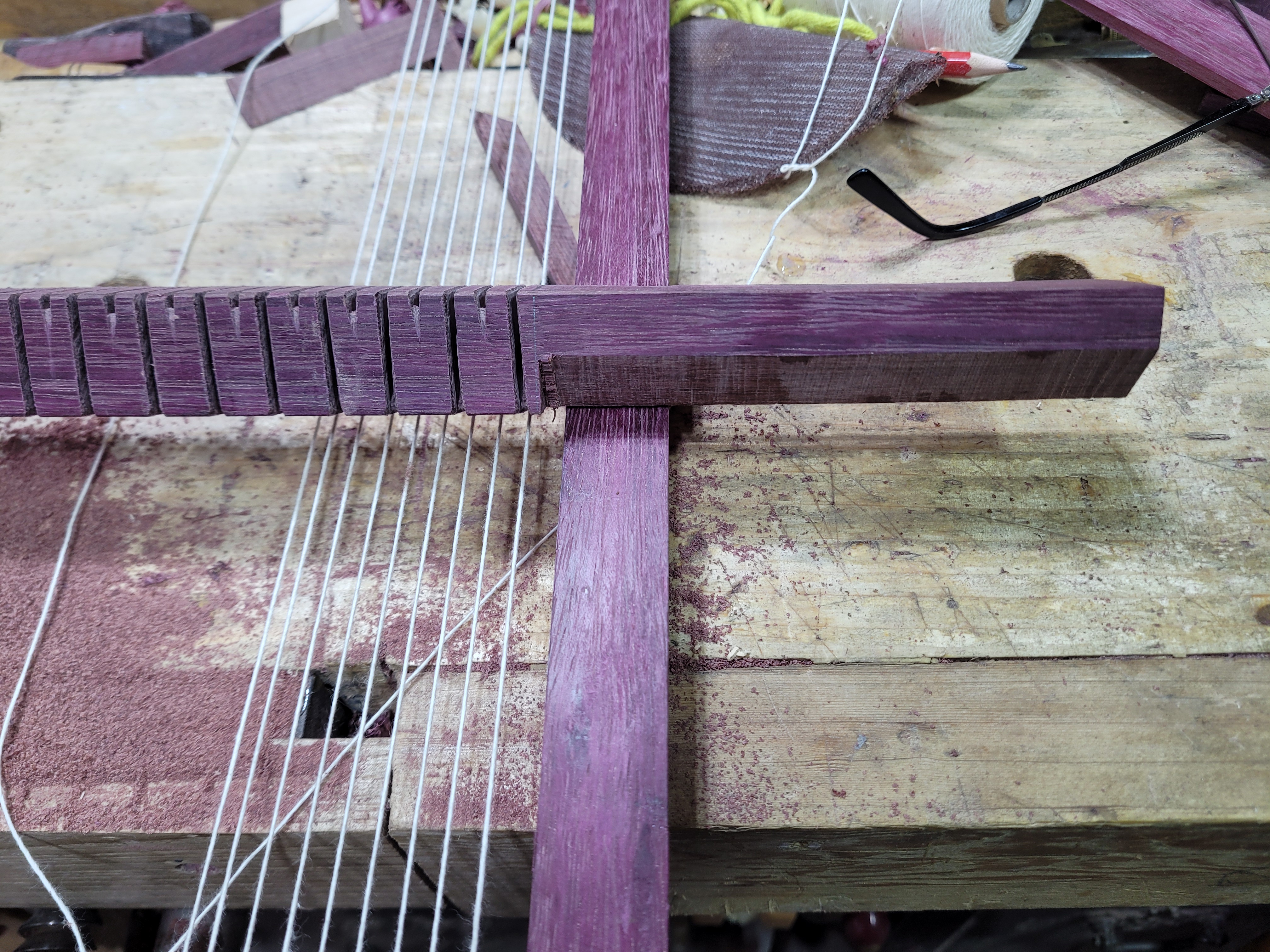 loom heddle bar