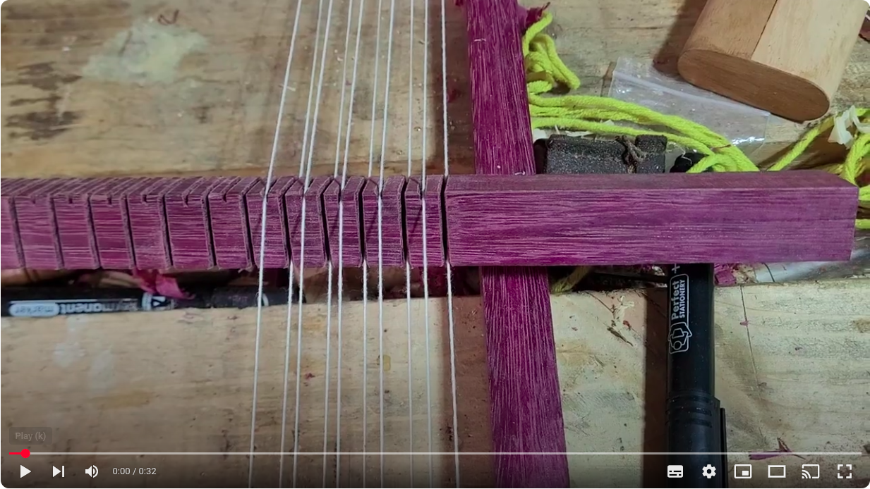 loom heddle bar