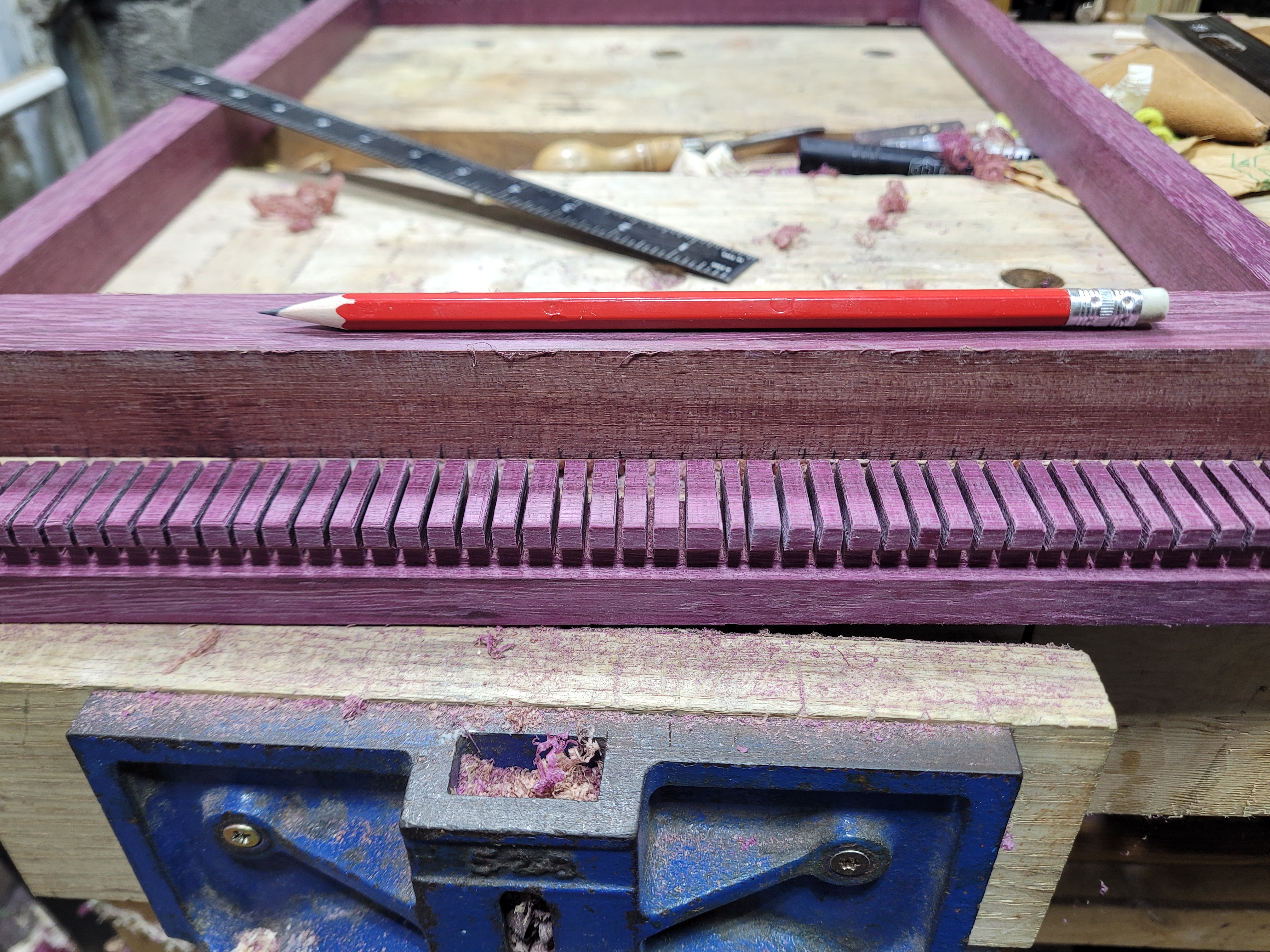 loom heddle bar