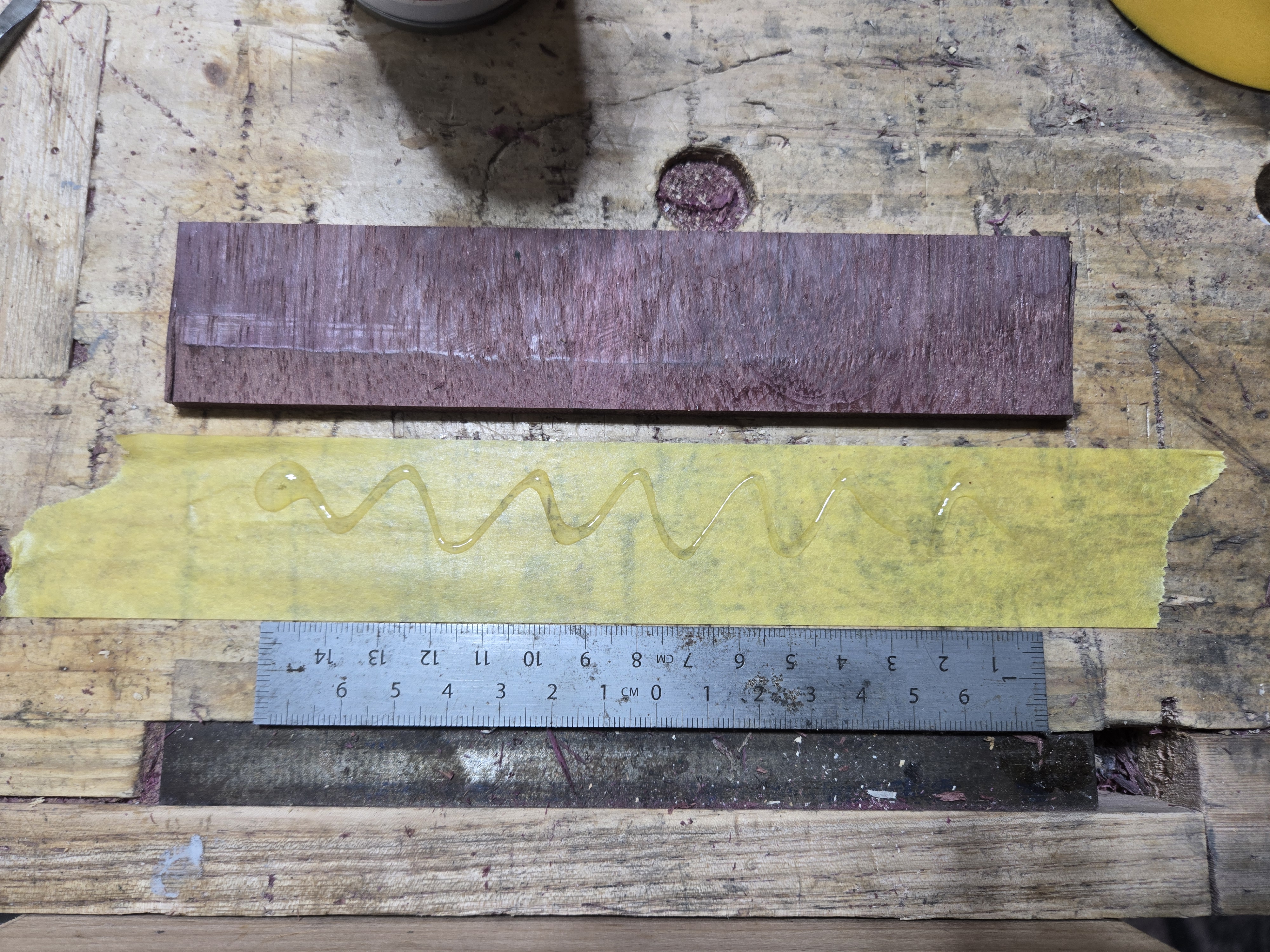 superglue and masking tape