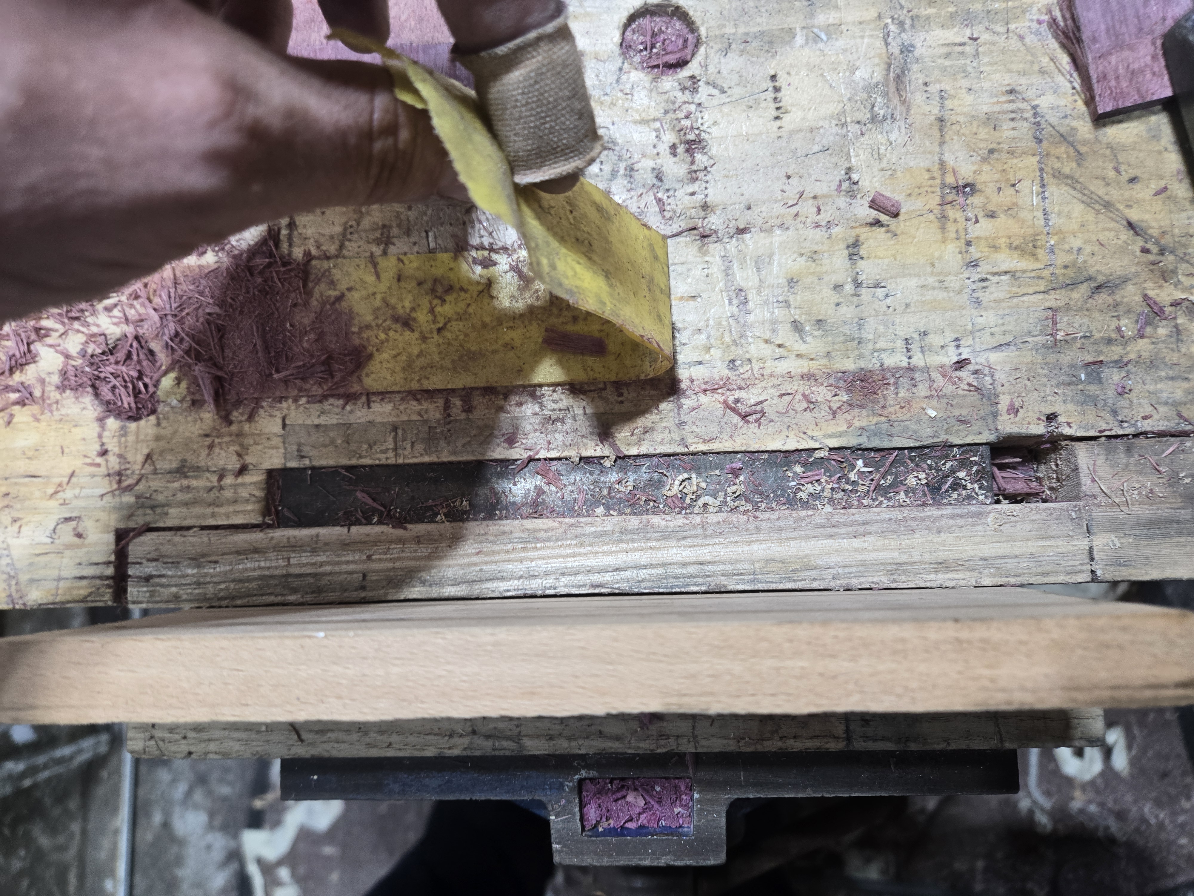 superglue and masking tape