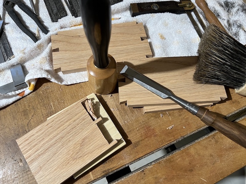 Chopping Dovetails