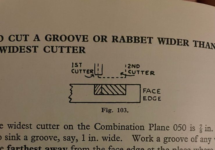 How to cut a wider groove